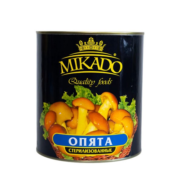 Canned nameko mushroom in brine