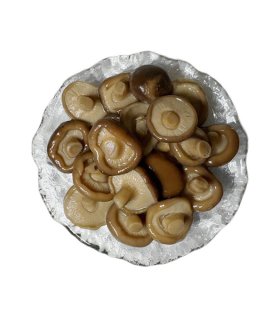 brined mushrooms ready to cook