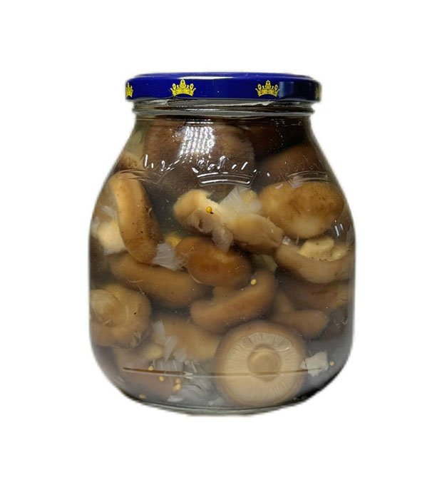 private label shiitake mushroom jars