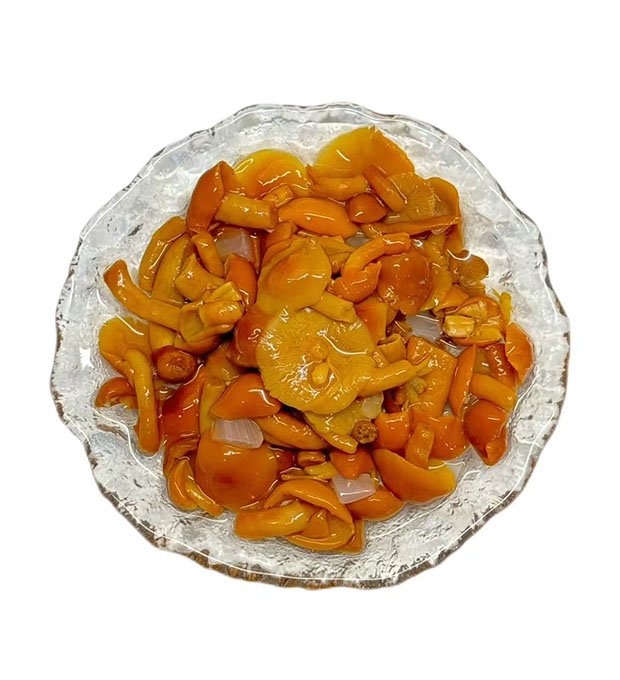 canned nameko mushroom glossy texture