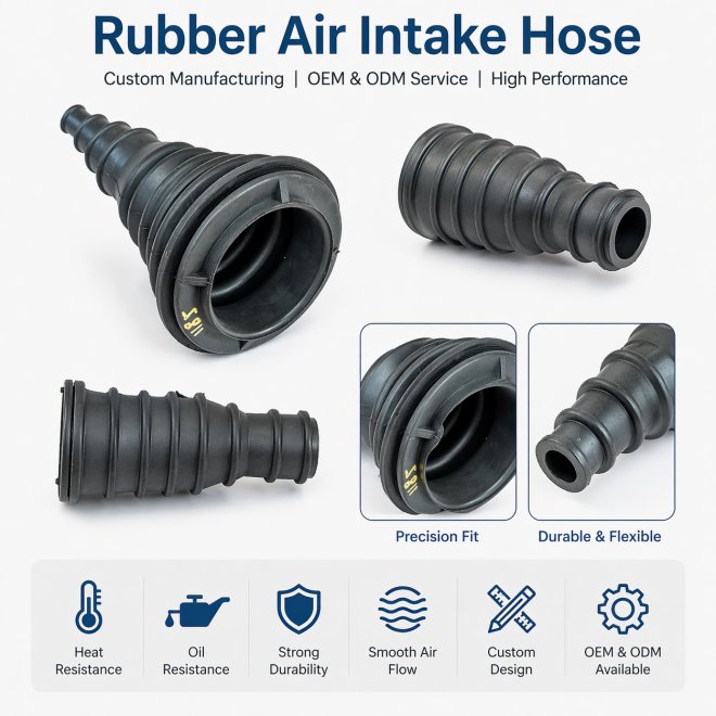 rubber bellows intake hose