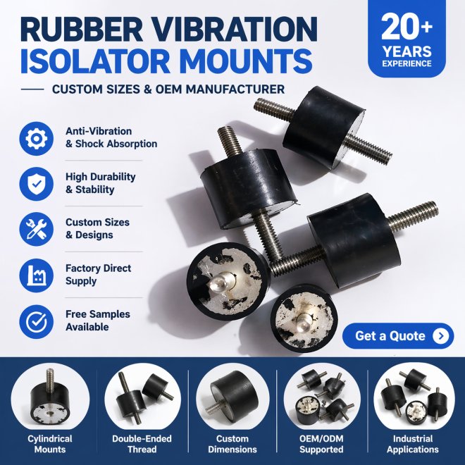 rubber vibration mount