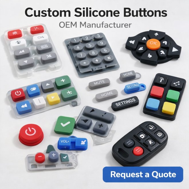 Custom Silicone Buttons