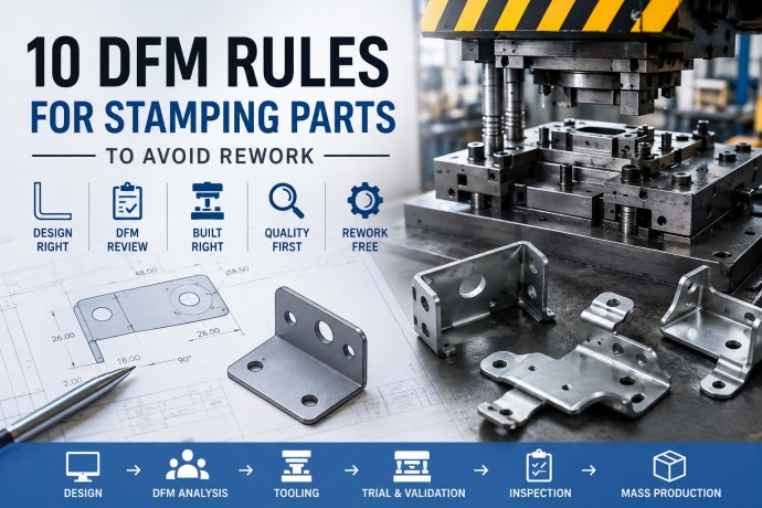 10 DFM Rules for Stamping Parts