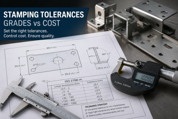 How to Set Realistic Stamping Tolerances: Grades vs Cost
