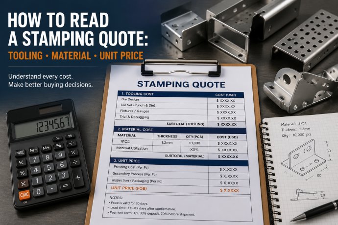 How to Read a Stamping Quote: Tooling, Material, Unit Price