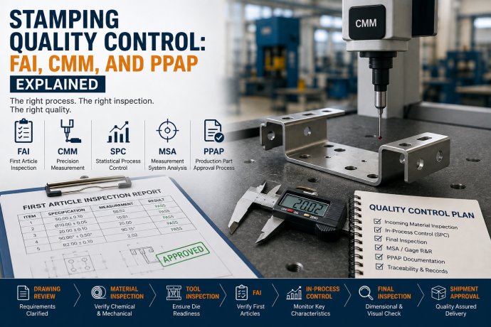 Stamping Quality Control FAI, CMM, and PPAP Explained
