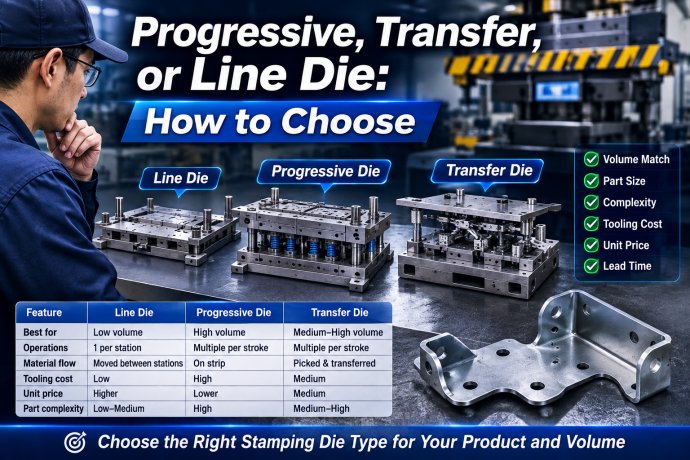 Progressive, Transfer, or Line Die: How to Choose