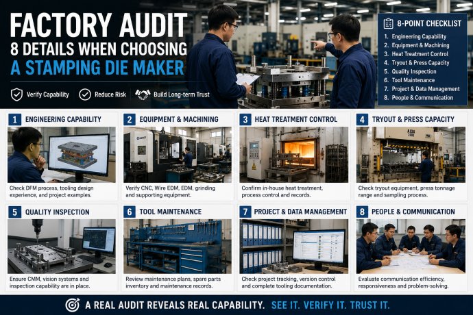 Factory Audit: 8 Details When Choosing a Stamping Die Maker