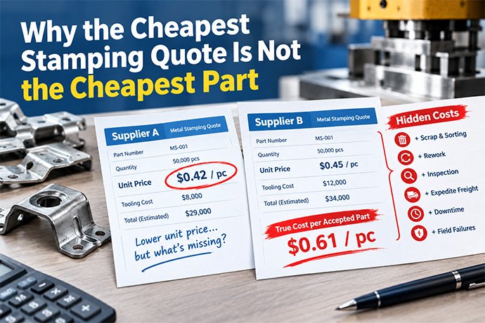 Why the Cheapest Stamping Quote Is Not the Cheapest Part