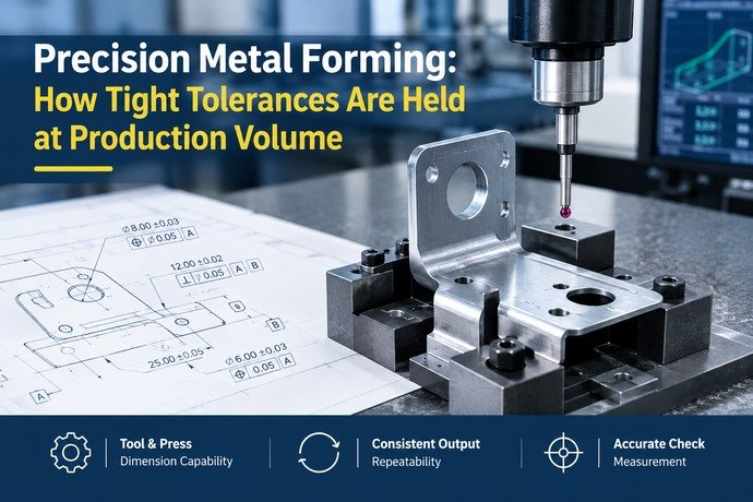 Precision Metal Forming: How Tight Tolerances Are Held at Production Volume