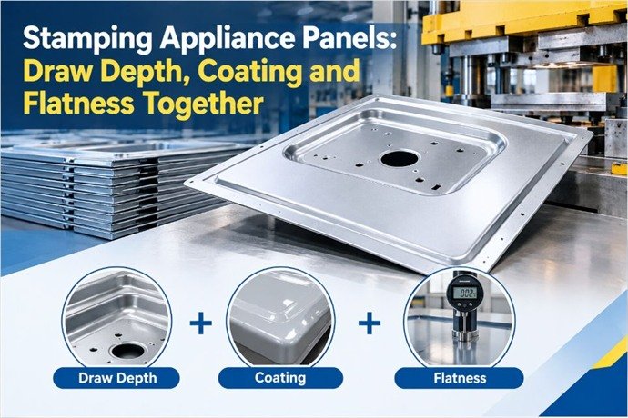 Stamping Appliance Panels: Draw Depth, Coating and Flatness Together