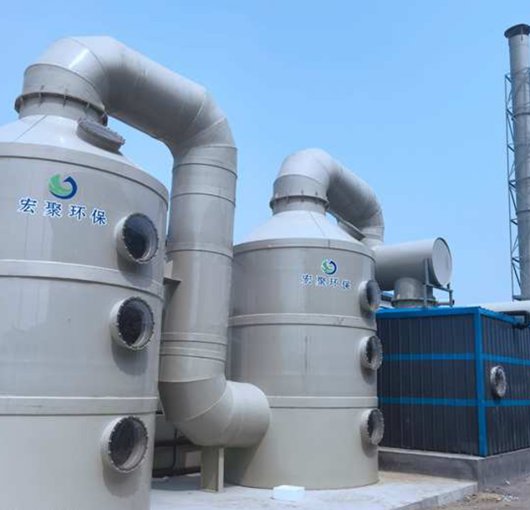 Explanation of recovery equipment for mist of chromic acid