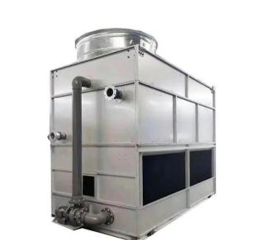 Dry and wet combined closed cooling tower