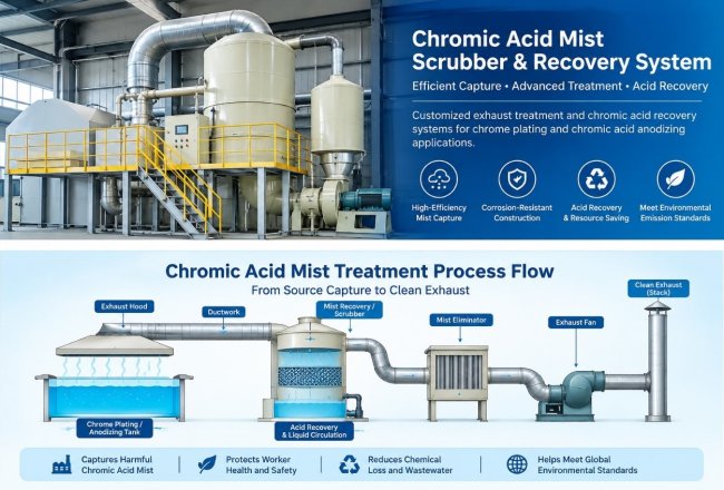 Chromic Acid Mist Treatment: How Chrome Plating Factories Can Improve Exhaust Control and Acid Recovery