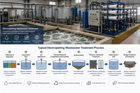Electroplating Wastewater Treatment: Process, Challenges and Solutions