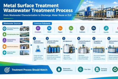 Metal Surface Treatment Wastewater: Sources, Pollutants and Treatment