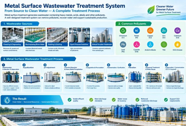 How Does a Metal Surface Wastewater Treatment System Work?
