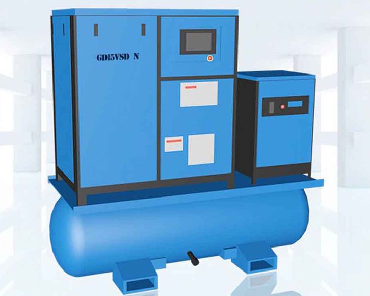 Key points for operating a laser cutting-specific screw air compressor