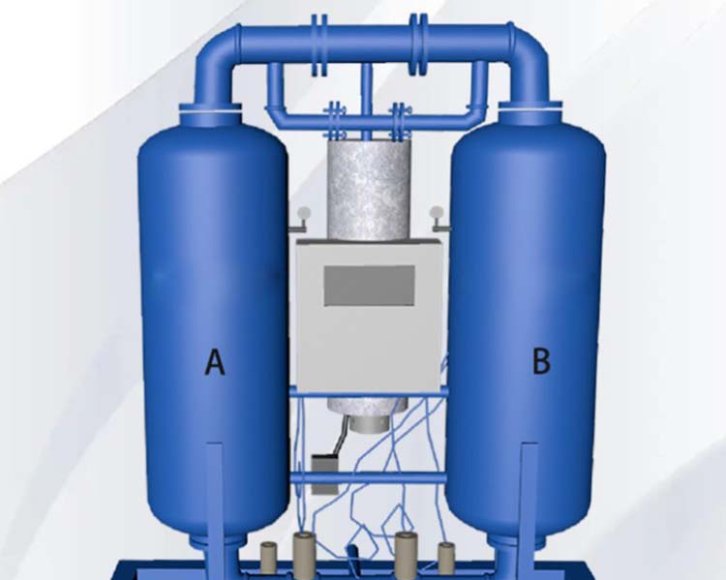 What maintenance and upkeep are required for a compressed air dryer?