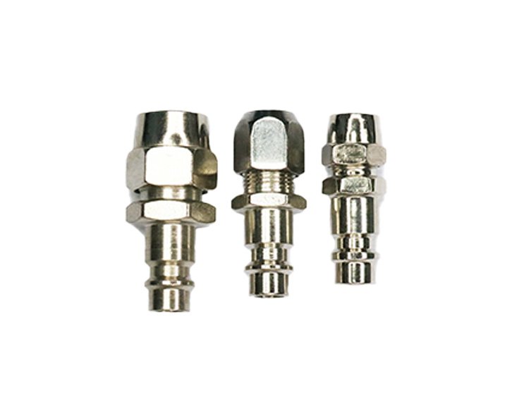 Hose connector with nut