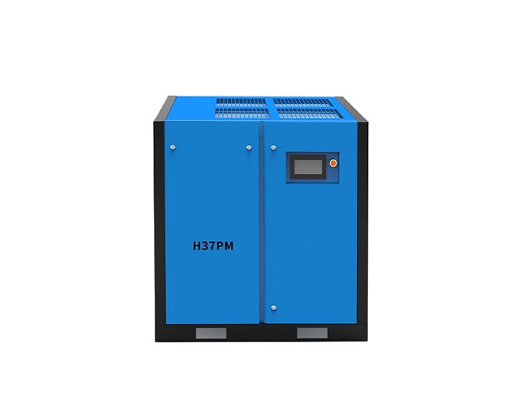Two-stage screw air compressor