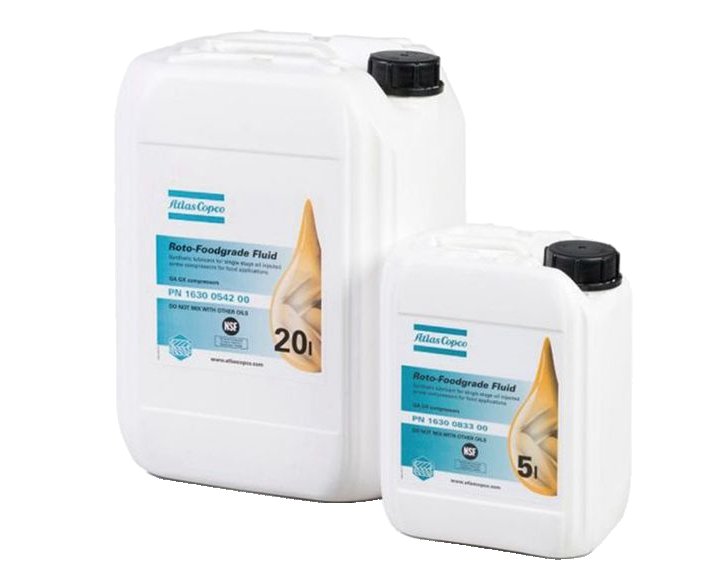 Roto Foodgrade Fluid Atlas Copco Food-Grade Air Compressor Oil, Part No. 1630054200
