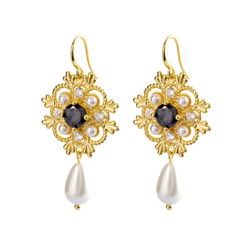 Lucky star necklace earrings set