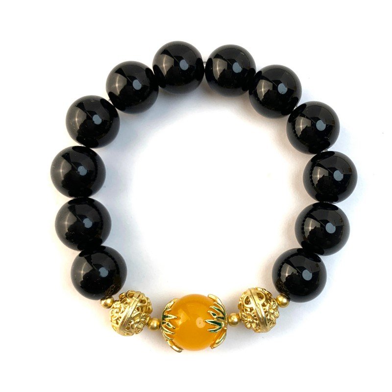 Original design obsidian bracelet