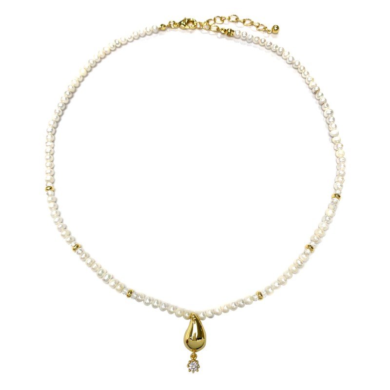 Natural freshwater pearl necklace