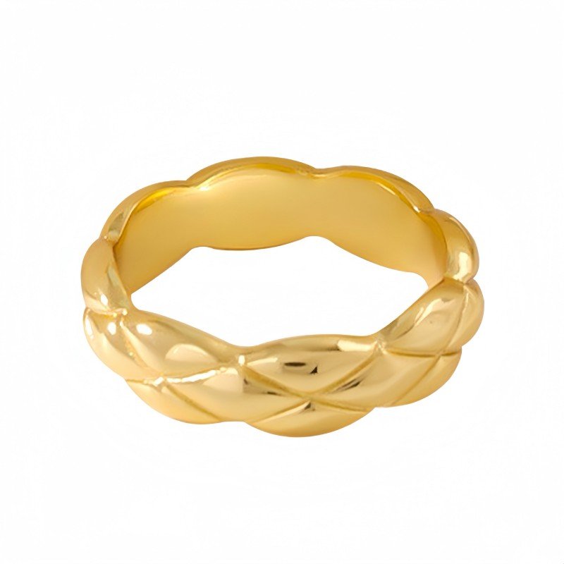 18k gold diamond men's and women's ring