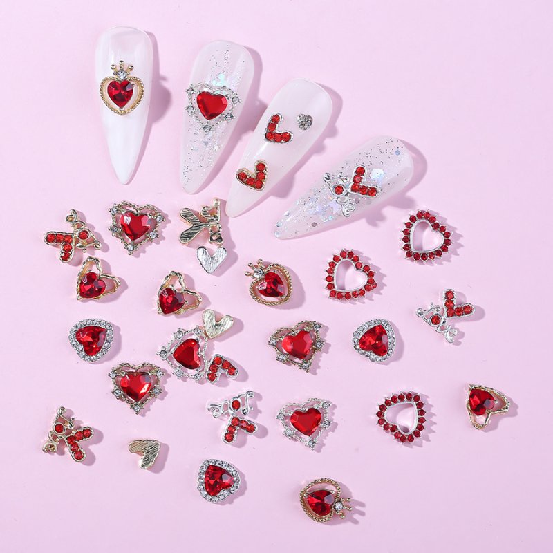 Valentine nail (8)