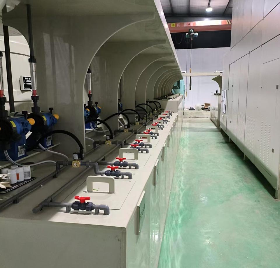 Equipo de purificación de descargas estándar de aguas residuales para tratamiento de superficies metálicas