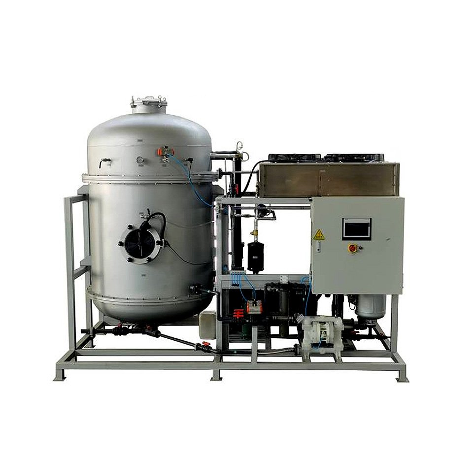 Evaporador inteligente de baja temperatura que no requiere mantenimiento