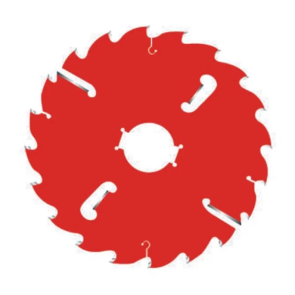 T..T. SAW BLADE WITH ANTI-KICK BACK DESIGN