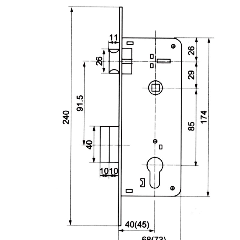 7011-40J,45J DRAWING