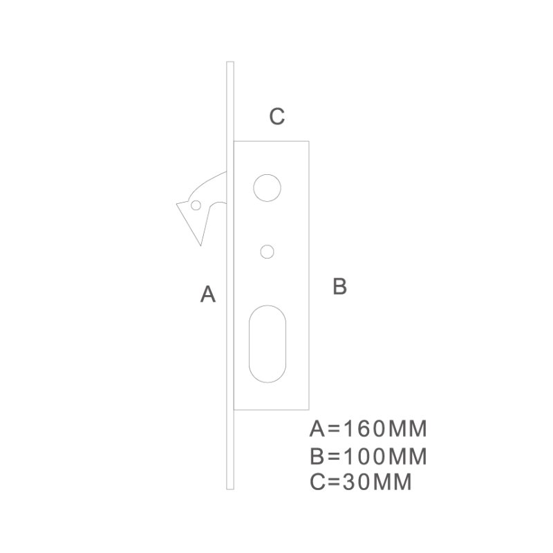 HOOK LOCK DRAWING