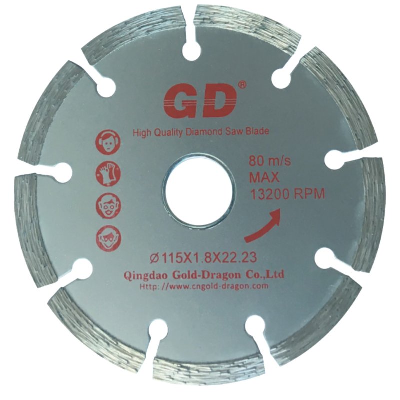 COLD PRESSED-SEGMENTED SAW BLADE