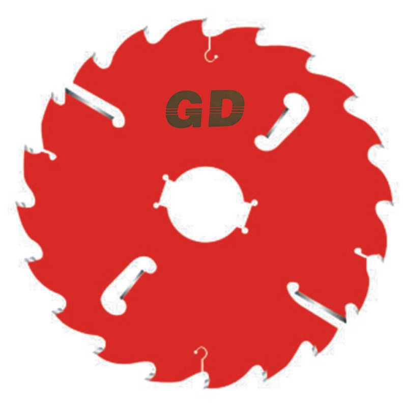 T..T. SAW BLADE WITH ANTI-KICK BACK DESIGN