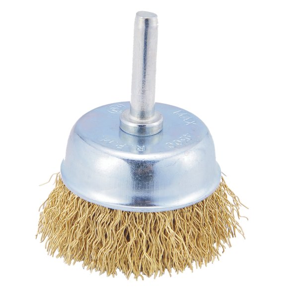 CUP BRUSH WITH SHAFT