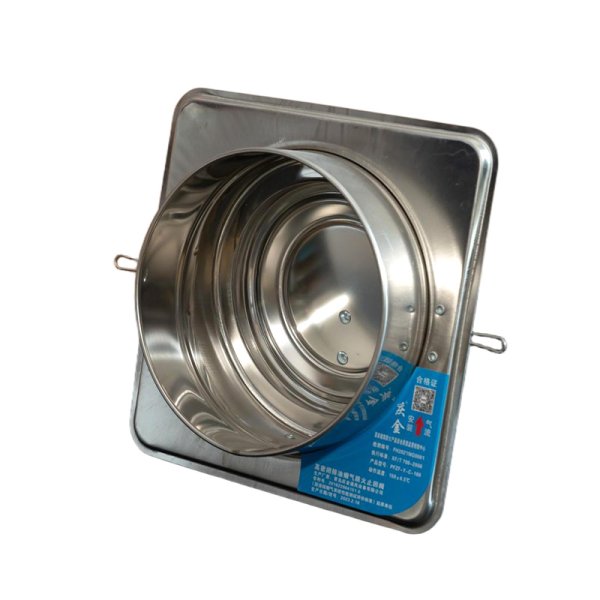 All-metal fireproof oil fume check valve