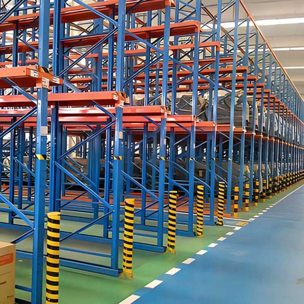 Through-type shelving