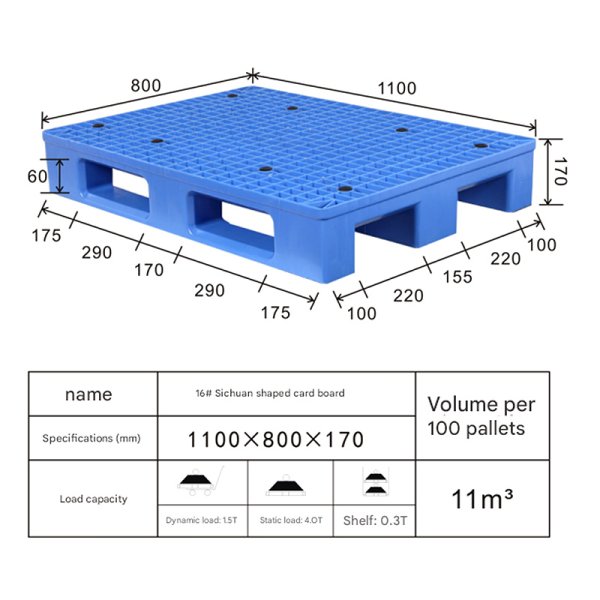 1108-170 Sichuan type plastic pallet
