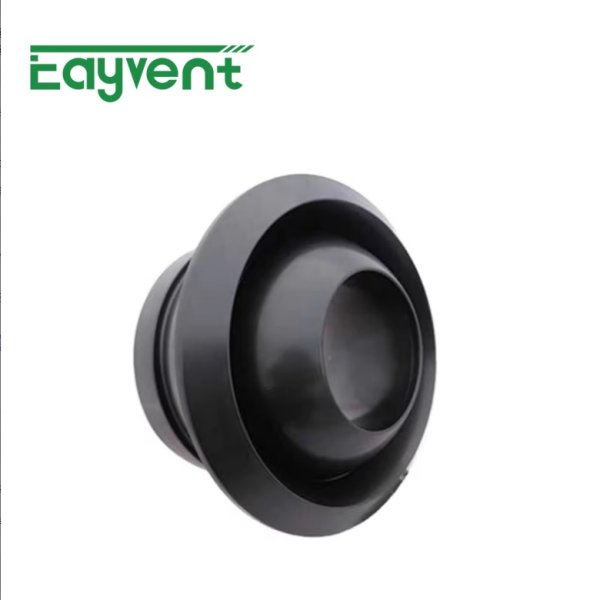  Anti-corrosion adjustable spherical diffuser ABS swirl jet vent for mall HVAC ventilation