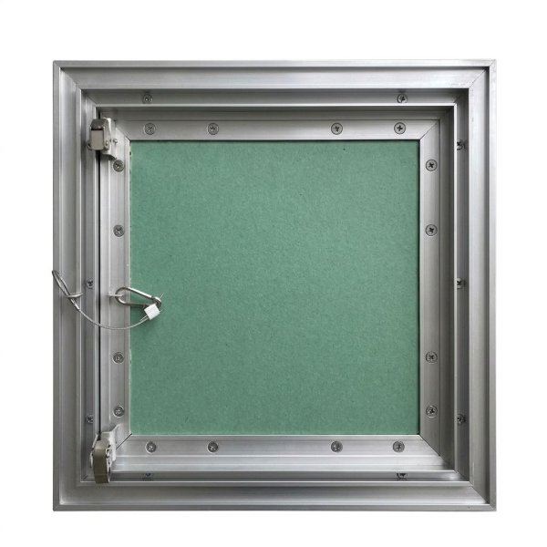 Flush Mount Gypsum Board Access Panel, Fire & Moisture Resistant Drywall Ceiling Wall Access Door for HVAC Electrical Plumbing Building Maintenance