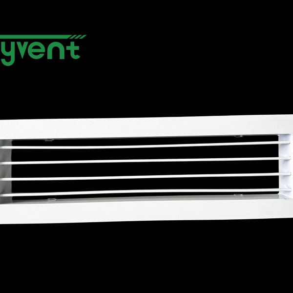  Single Layer Aluminum Louver Vent, Wall & Ceiling Ventilation Grille for HVAC System