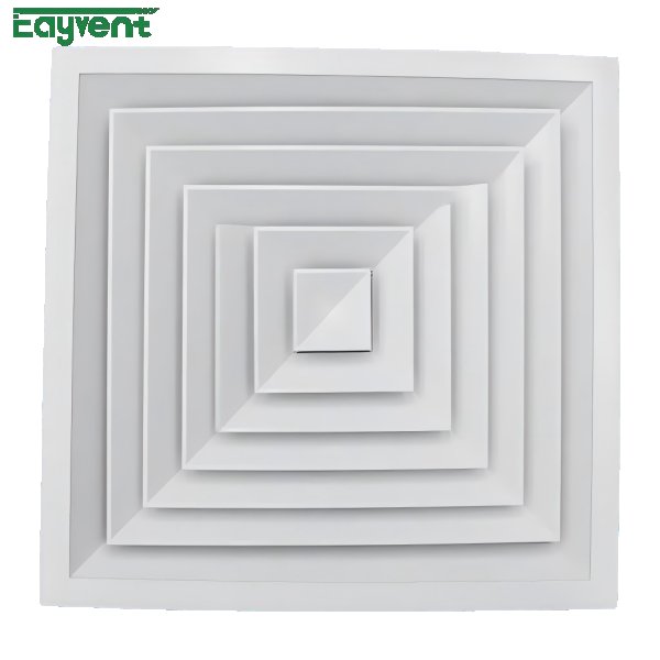  Aluminum Square Diffuser - Adjustable Air Vent Diffuser for HVAC Ceiling Ventilation