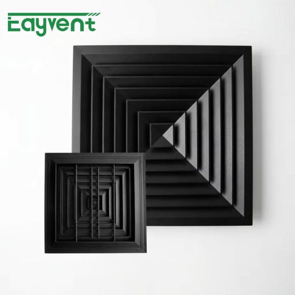  Modern Square Aluminum Diffuser - Adjustable Air Direction Vent Cover
