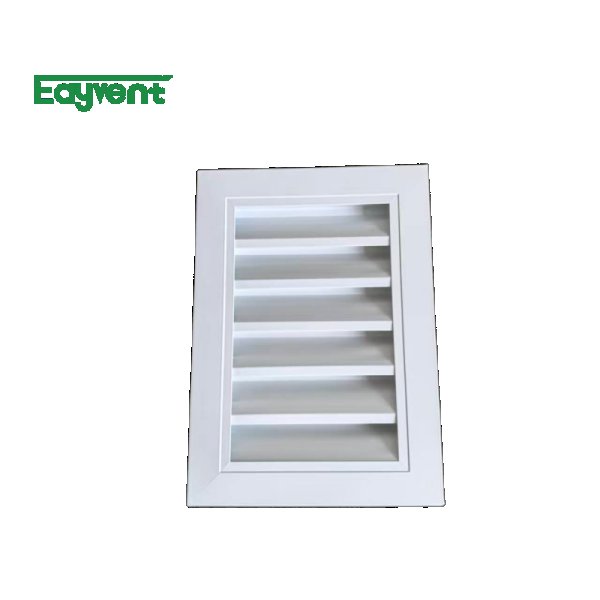 Weather Louver with Bird Screen | Rainproof Aluminum Ventilation Louver with Wire Mesh for HVAC Air Intake and Exhaust System