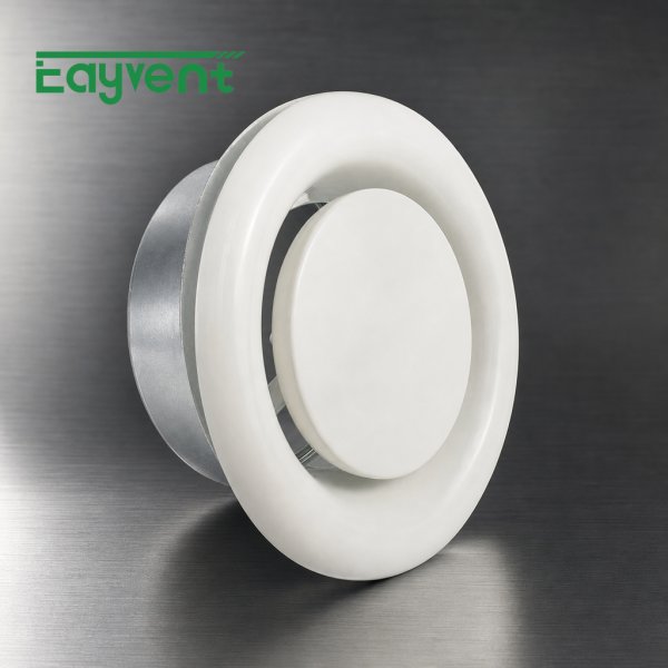 Round Air Vent With Damper | Circular Iron Ceiling Diffuser